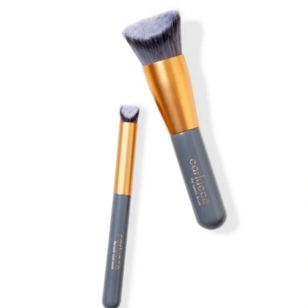 CARLUCCE Cosmetic Brush Duo